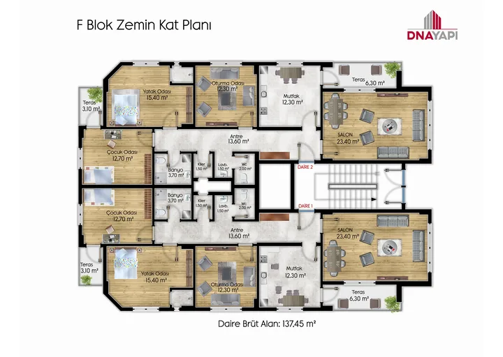 Beyaz Konaklar plan 6