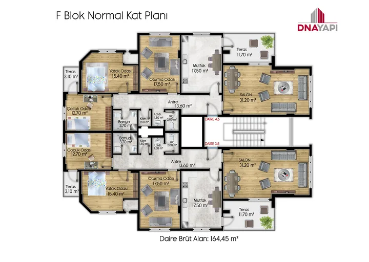 Beyaz Konaklar plan 5