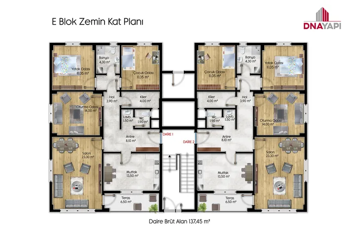 Beyaz Konaklar plan 4