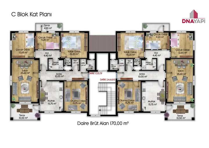 Beyaz Konaklar plan 2