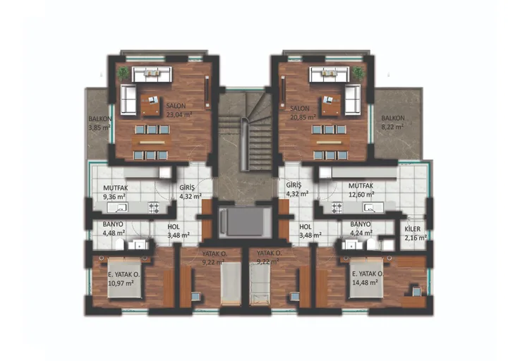 Gökkuşağı Sitesi plan 5