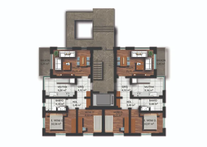 Gökkuşağı Sitesi plan 3