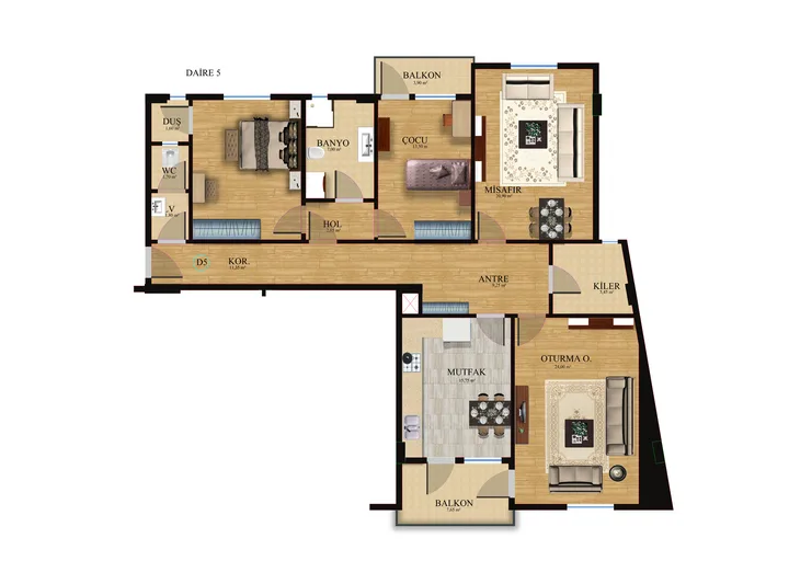 Palmiye Apartmanı plan 4