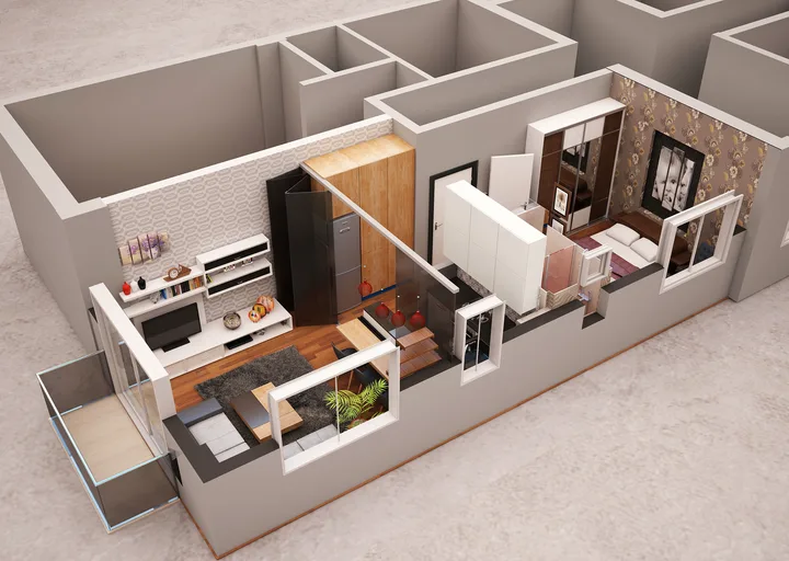 Yağmur Apart plan 1