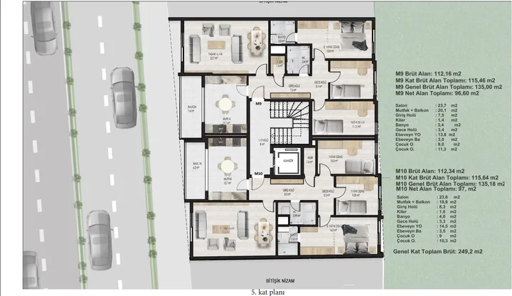 Menekşe Apartmanı plan 5